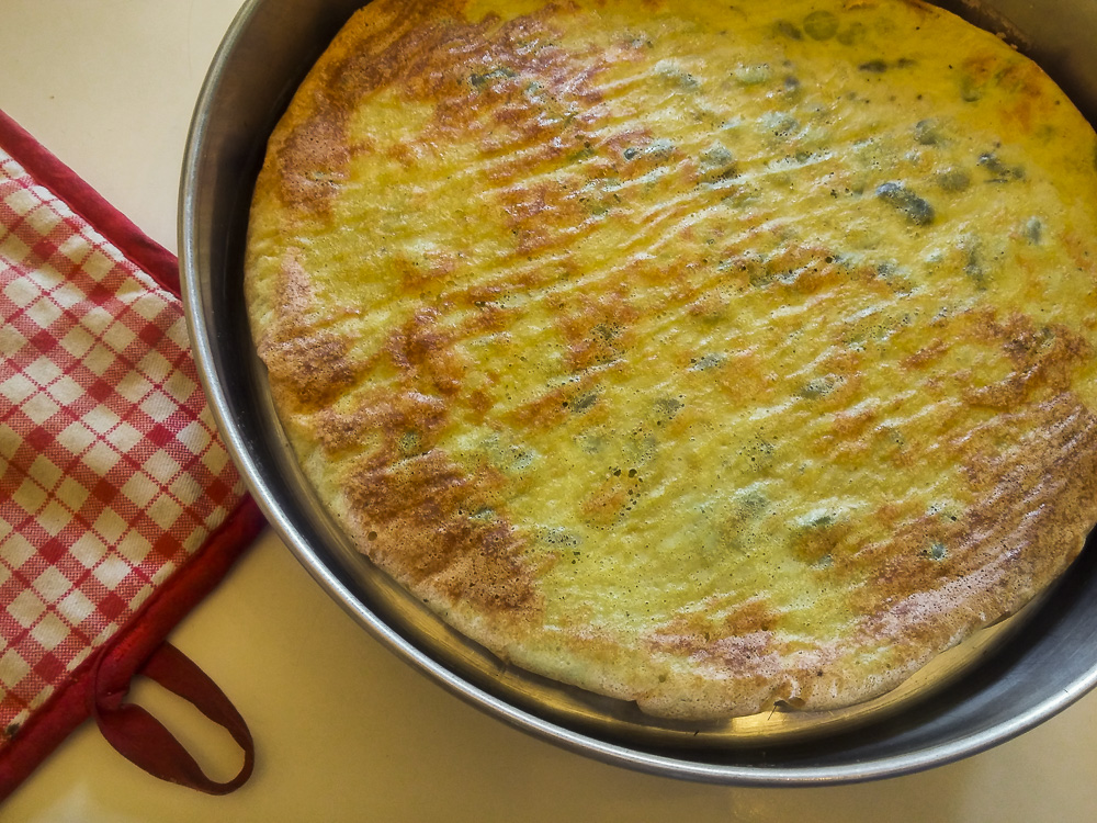 frittata soffiata fave