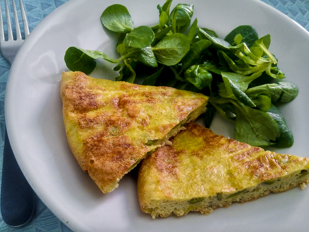 frittata soffiata fave